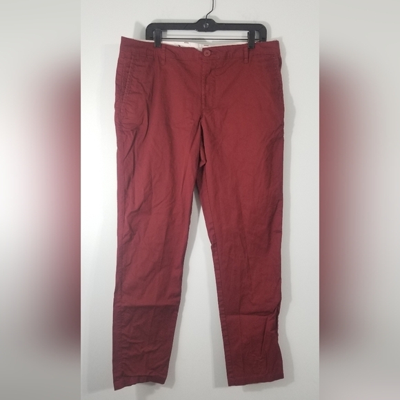 Armani Exchange Maroon Mens Dress Pants. EUC. Size Waist 36" Inseam 31.5" - Picture 1 of 7